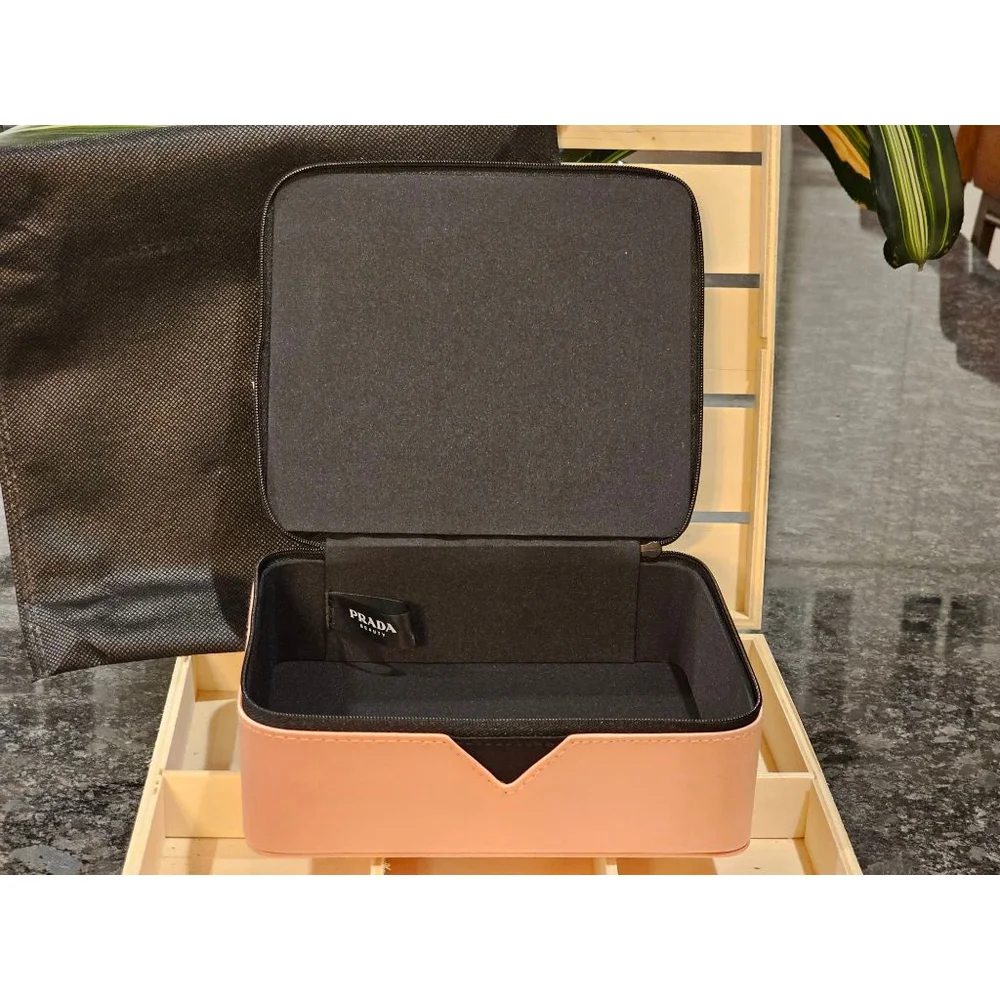 Prada Black & Pink Square Hard Travel Case NWT - Picture 10 of 17